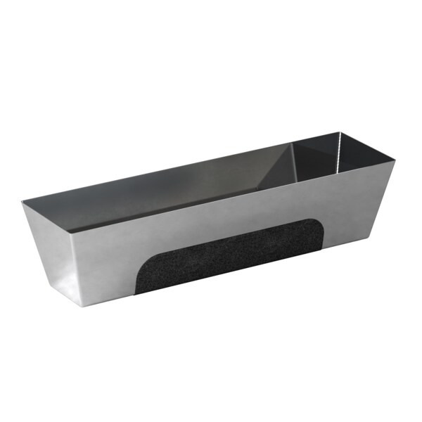 Bon 15-448 Mud Pan, Stainless Steel 14", Non Slip Grip